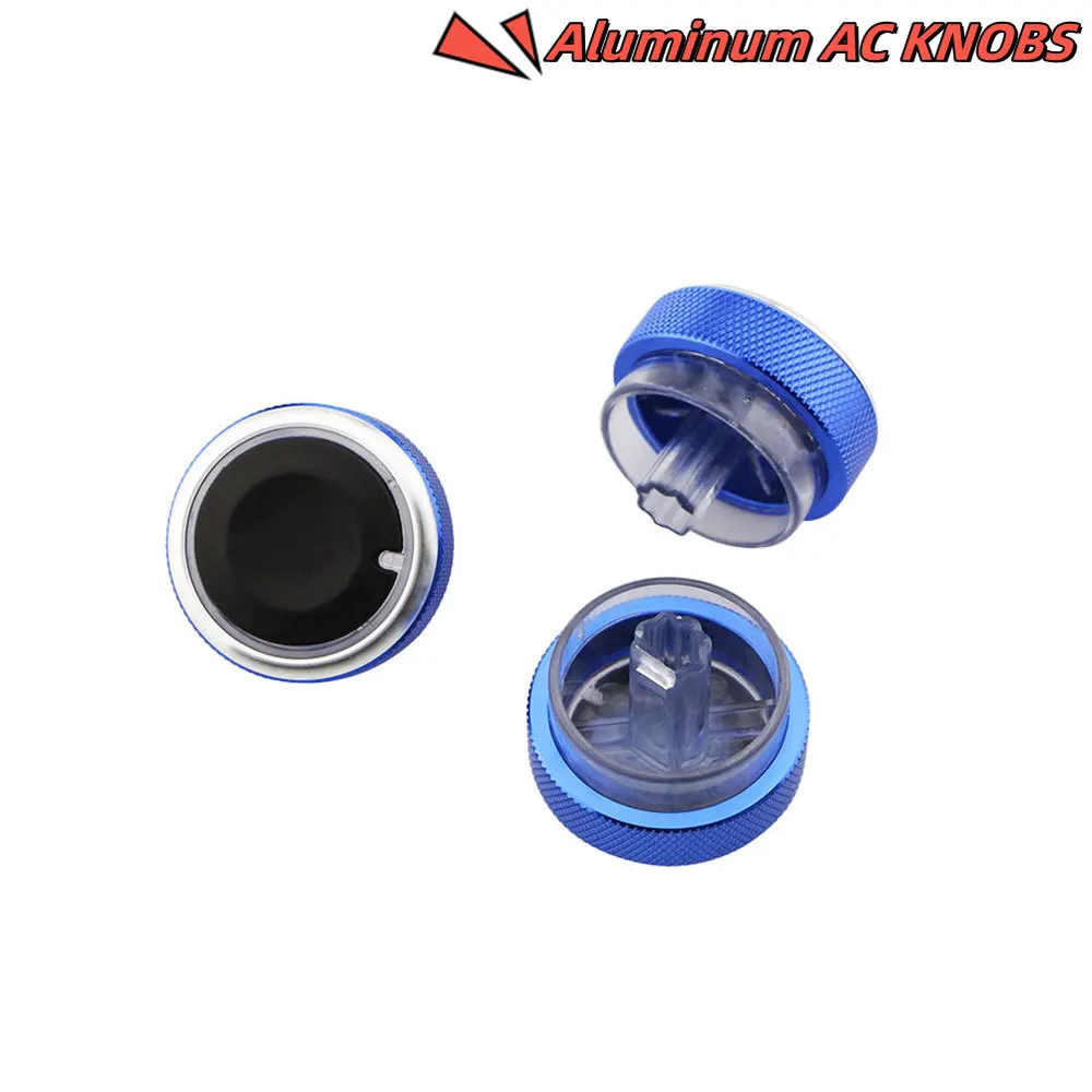 3 ps/set perilla de aire acondicionado para Ford Focus 2 MK2 Focus 3 MK3 Mondeo perilla de Control de calentador de CA de coche de aleación de aluminio para Focus - imagen 5
