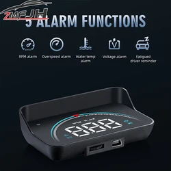 Pantalla HUD OBD para coche con velocímetro y tacómetro