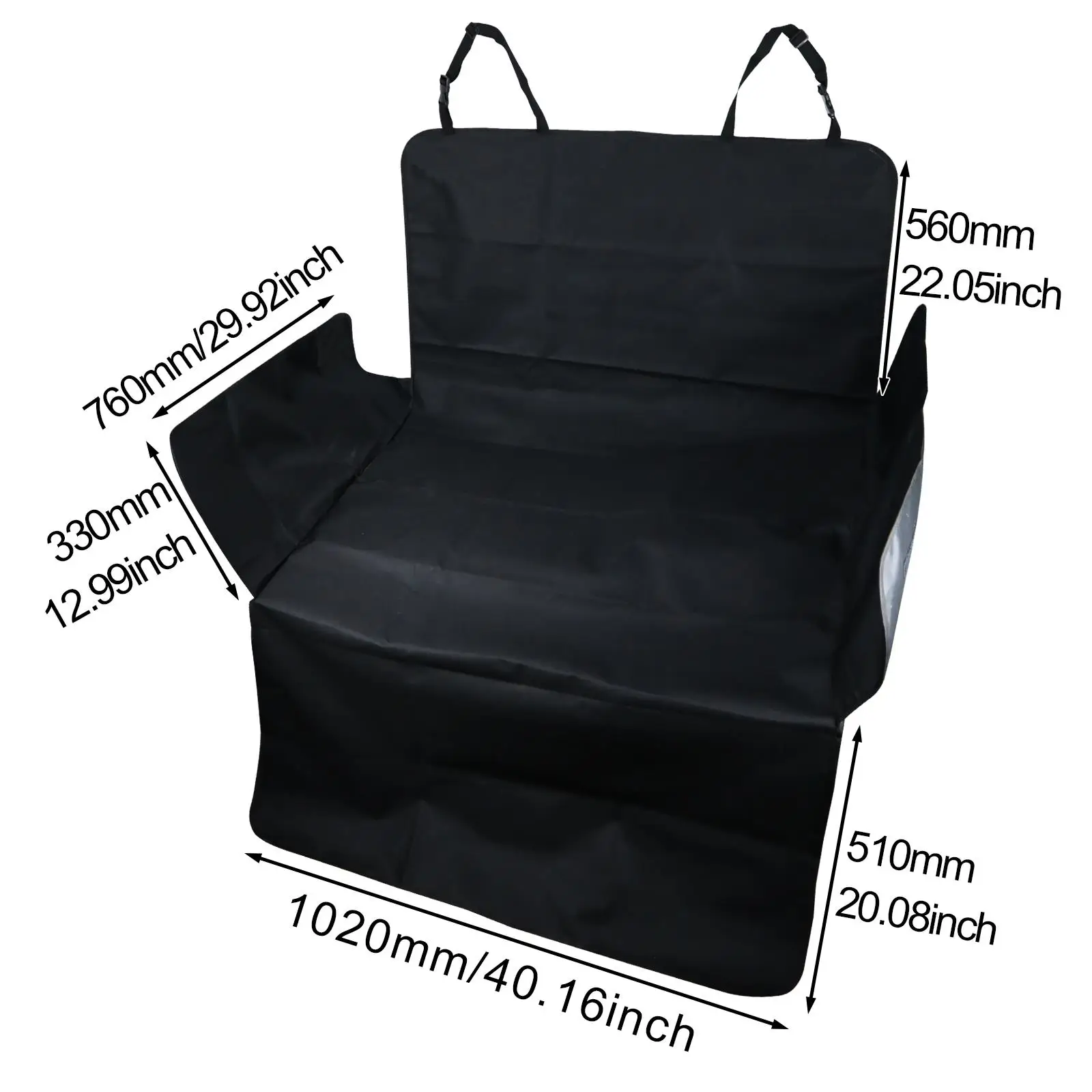 Funda asiento trasero SUV/Hatchback con forro de maletero para perros - imagen 2