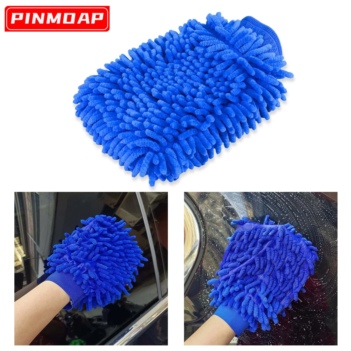 Guantes de lavado de coche de microfibra ultrafina Chenier