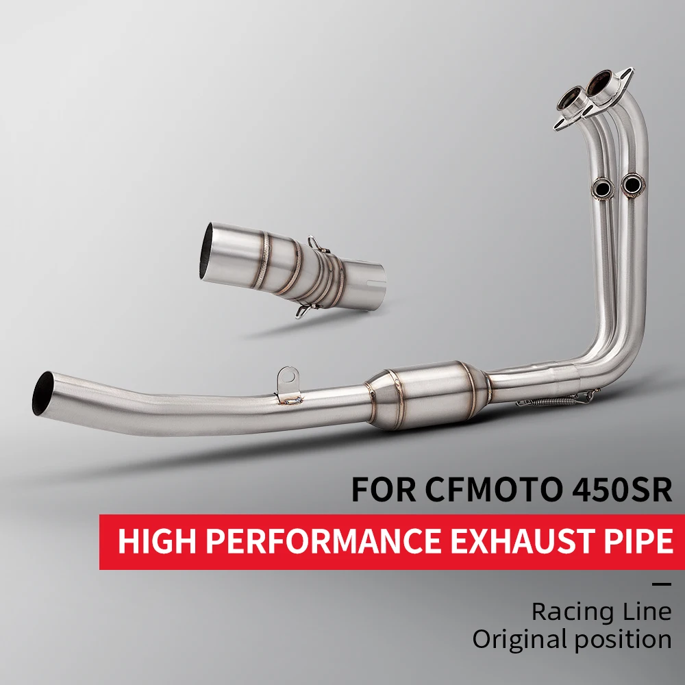 Sistema escape completo modificado carreras para moto CFMOTO 450 SR - imagen 2