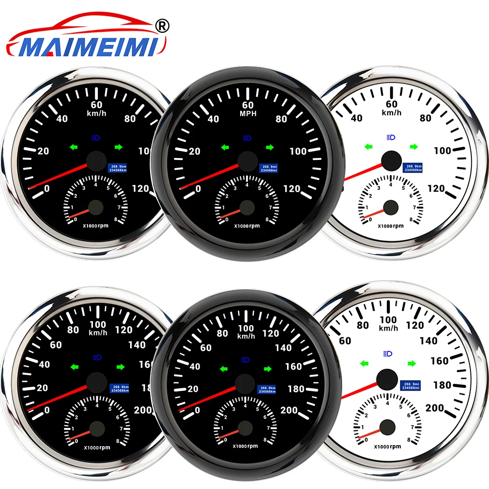 Velocímetro GPS MAIMEIMI de 110 mm para coche, camión o barco