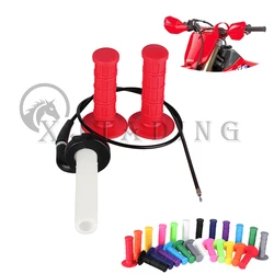 Puños para moto 22 mm con cable de acelerador – Pit Bike ATV