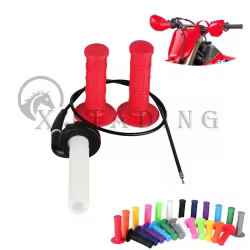 Puños para moto 22 mm con cable de acelerador – Pit Bike ATV