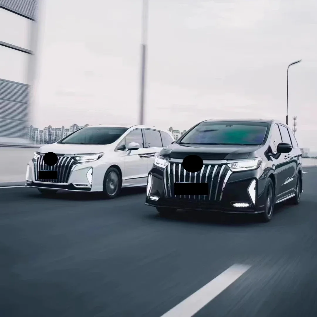 Para Honda Odyssey y Honda Elysion, máscara de parrilla de parachoques trasero delantero modificado, tira de lámpara antiniebla, accesorios para automóviles - imagen 2