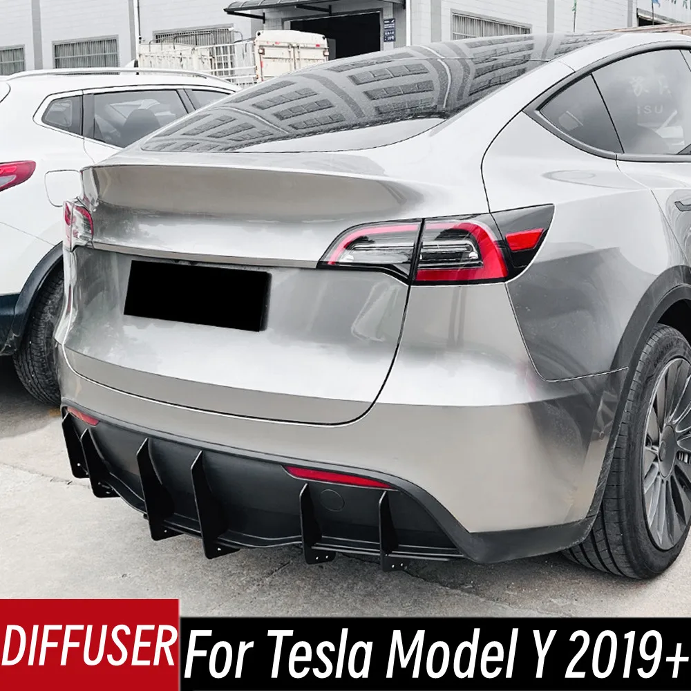 Kit difusor trasero Tesla Model Y divisor alerón – 2019-2024