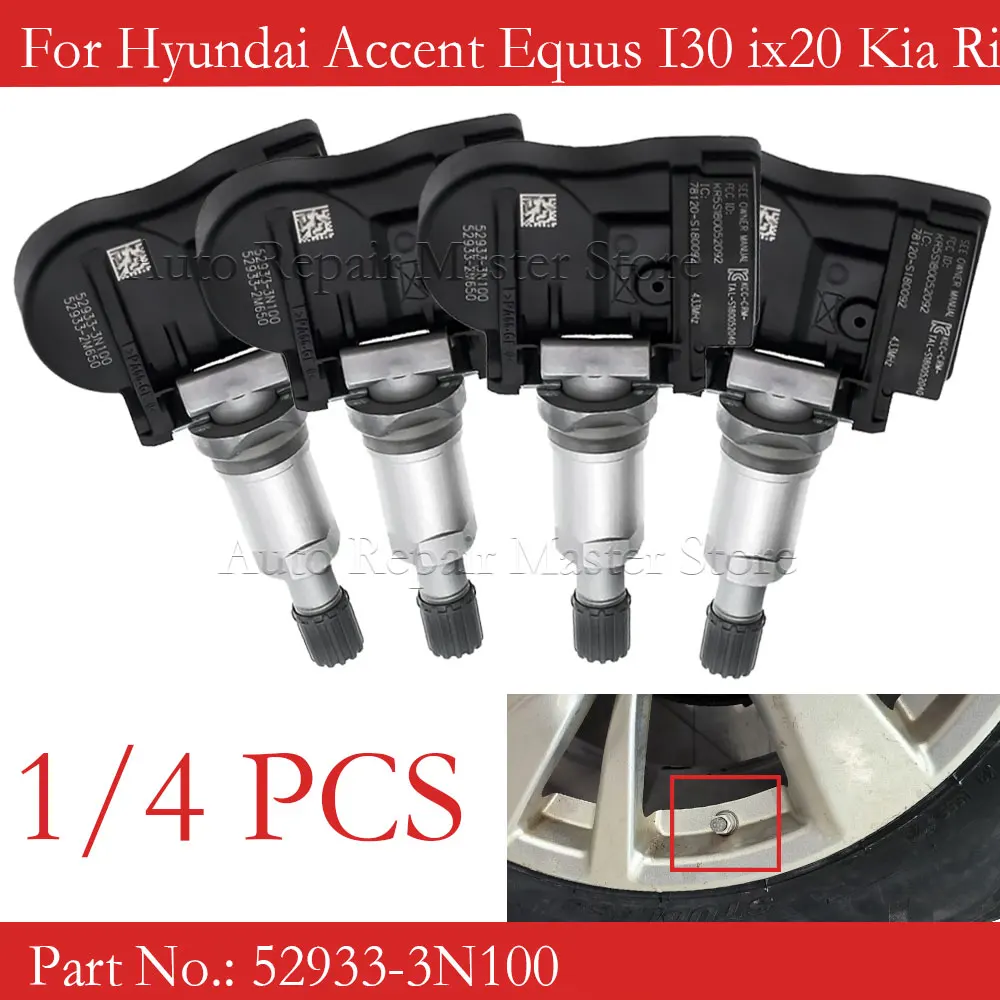 Sensor TPMS Hyundai 52933-3N100 para Accent I30 Ceed - imagen 2
