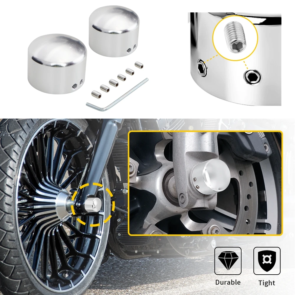 Tapa de tuerca eje delantero ajustable para Harley Sportster 883/1200 - imagen 5