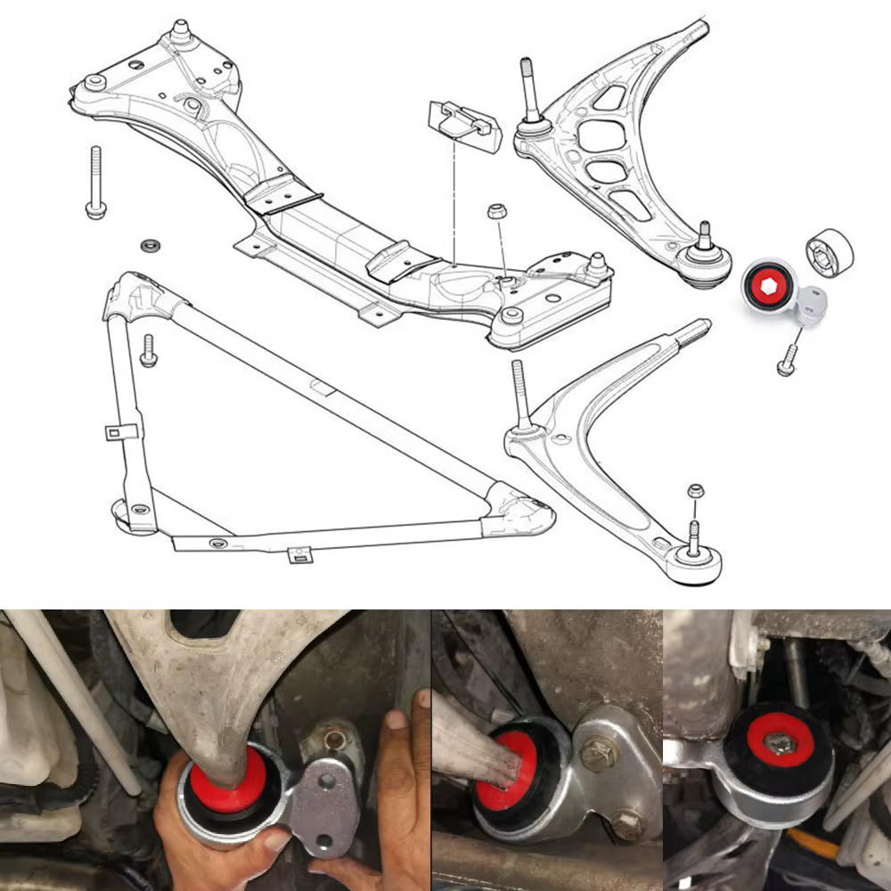 Silentblocks suspensión delantera para BMW E46 Z4 E85 325i 330i - imagen 5
