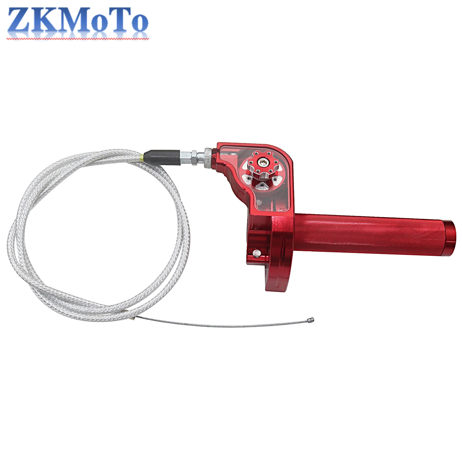 Acelerador universal aluminio CNC moto – empuñadura giratoria - imagen 5