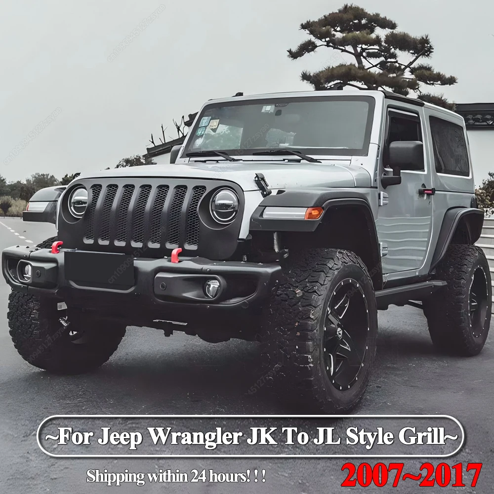Jeep Wrangler JK 2007-2017 Rejilla de parachoques de malla - JL