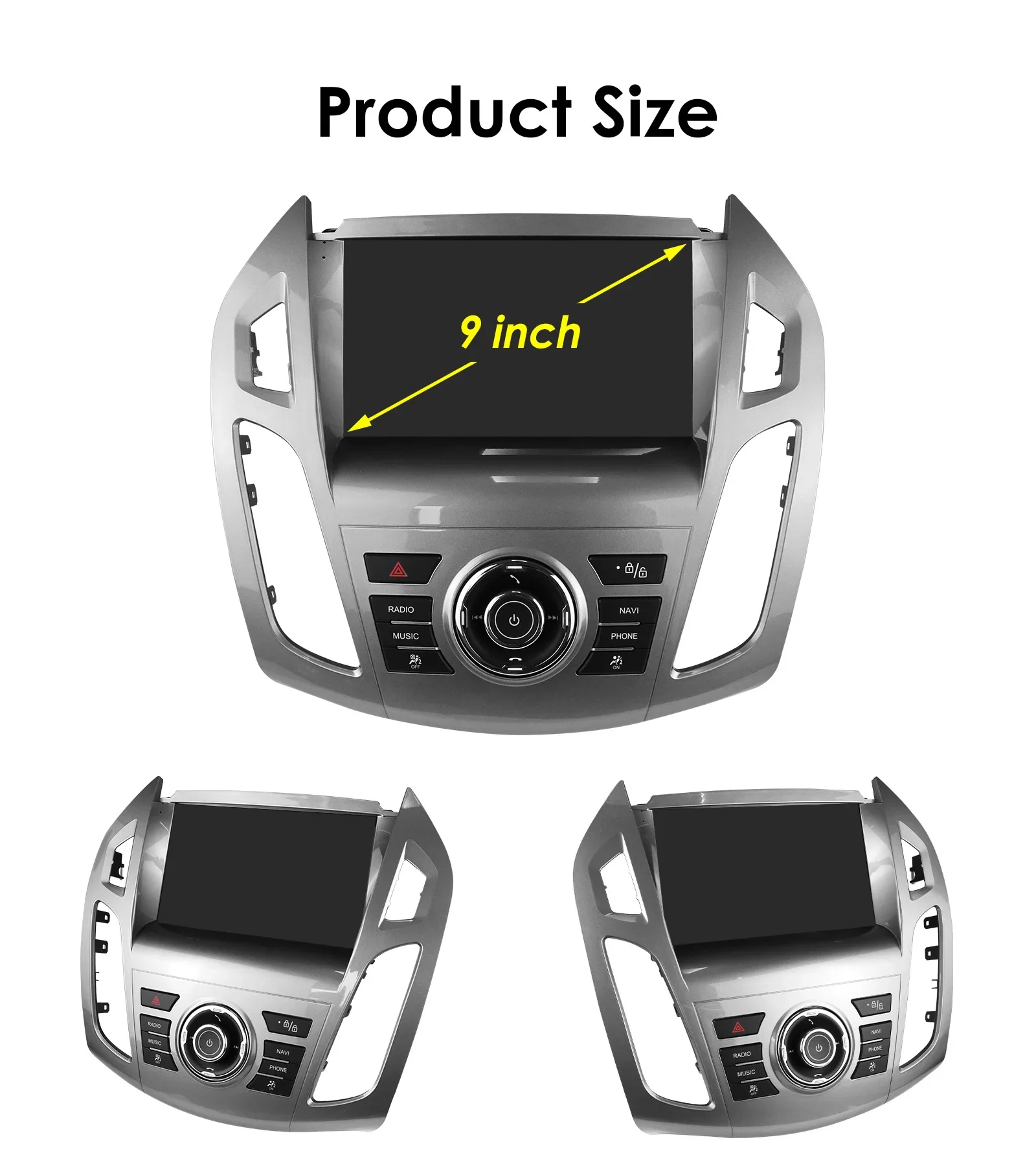 Autoradio Android Ford Transit Connect 2013-2018 Hizpo GPS Carplay - imagen 5