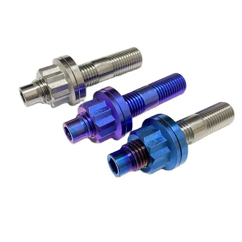 Colector admisión titanio con brida y tornillos M8/M10 – tuning - imagen 4