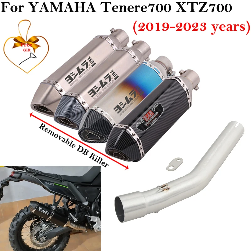 Slip On de acero inoxidable para Yamaha Ténéré 700