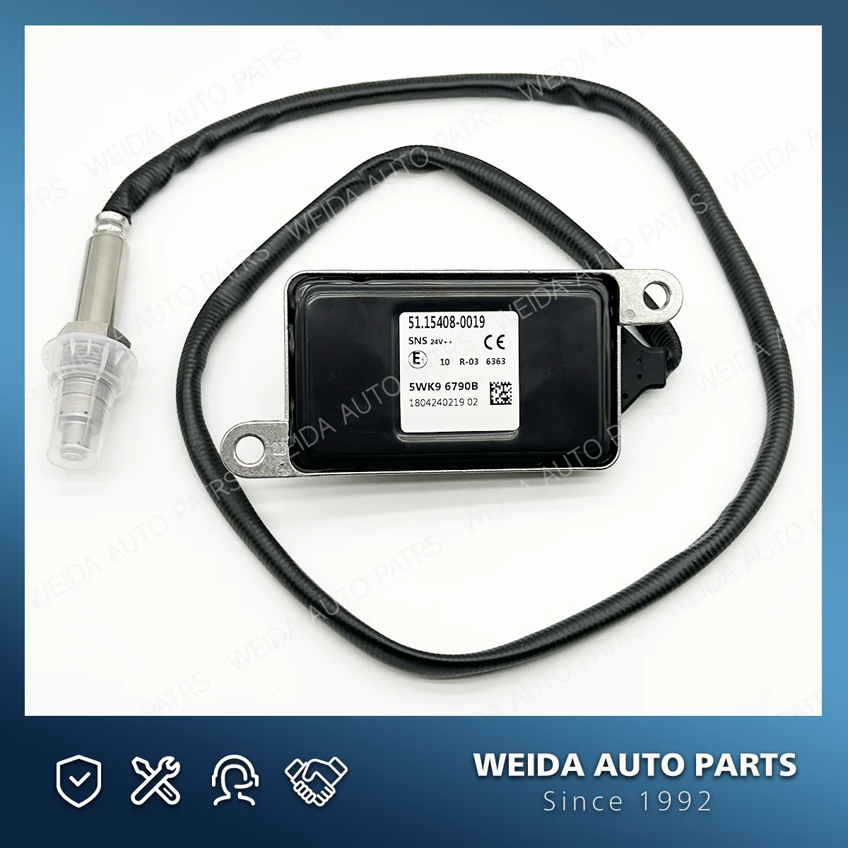 Sensor NOx 24V 5WK96790B compatible NGK – para camión