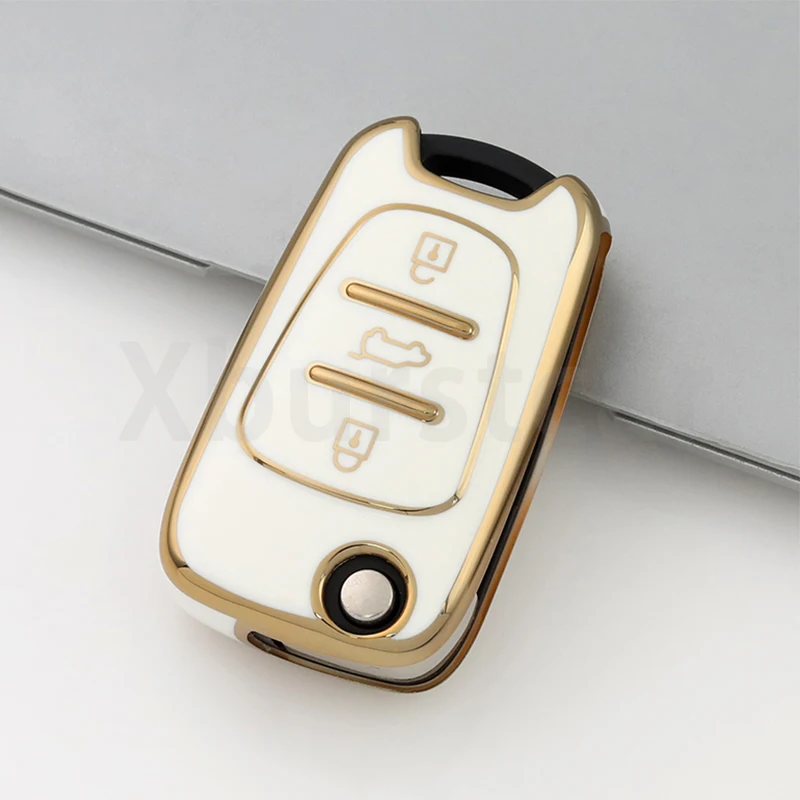 Funda TPU plegable llave coche 3 botones Hyundai I20 I30 Kia Rio - imagen 3