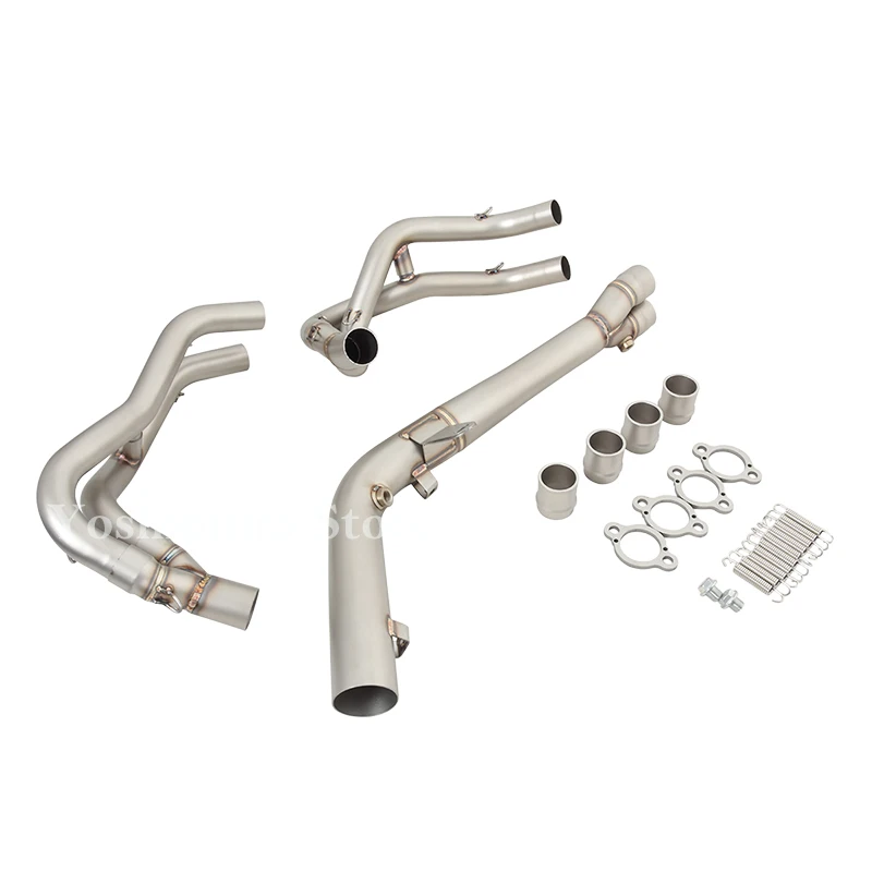 Escape Kawasaki ZX-25R inoxidable con tubo enlace silenciador 2020-2023 - imagen 5