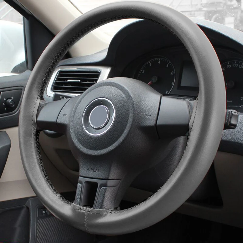 Funda de cuero gris para volante – Kia Rio, Sportage, Solaris - imagen 5