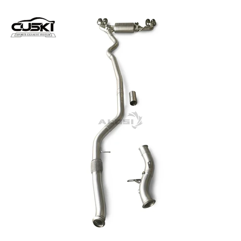 Escape trasero deportivo BMW 440i F32/F33/F36 B58 acero inoxidable - imagen 5