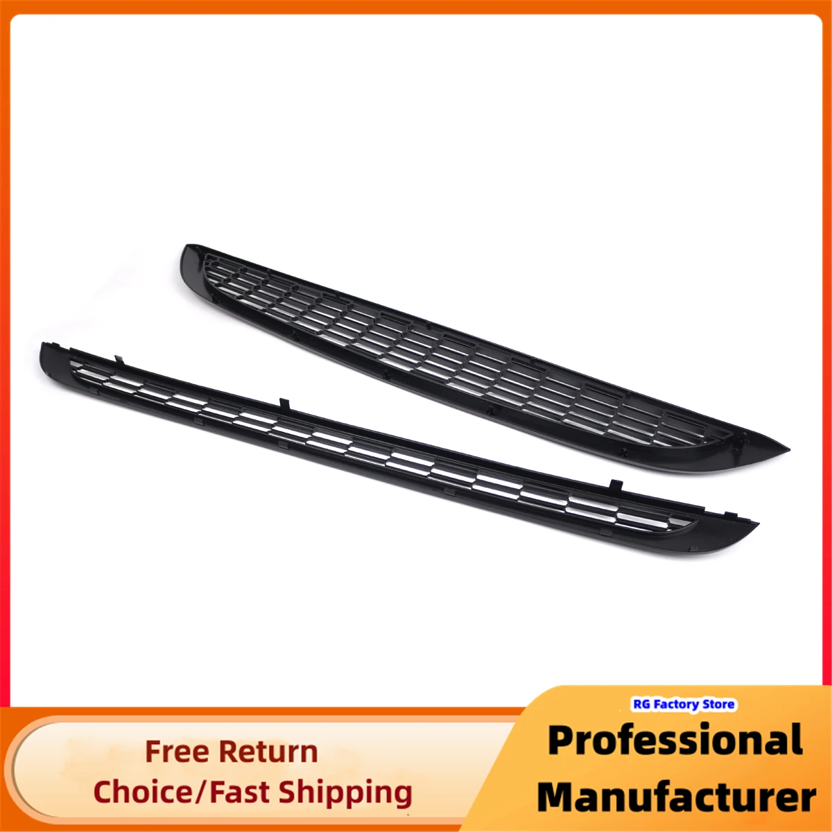 Rejilla parachoques delantero MINI One R50/R52/R53 negra panal - imagen 5
