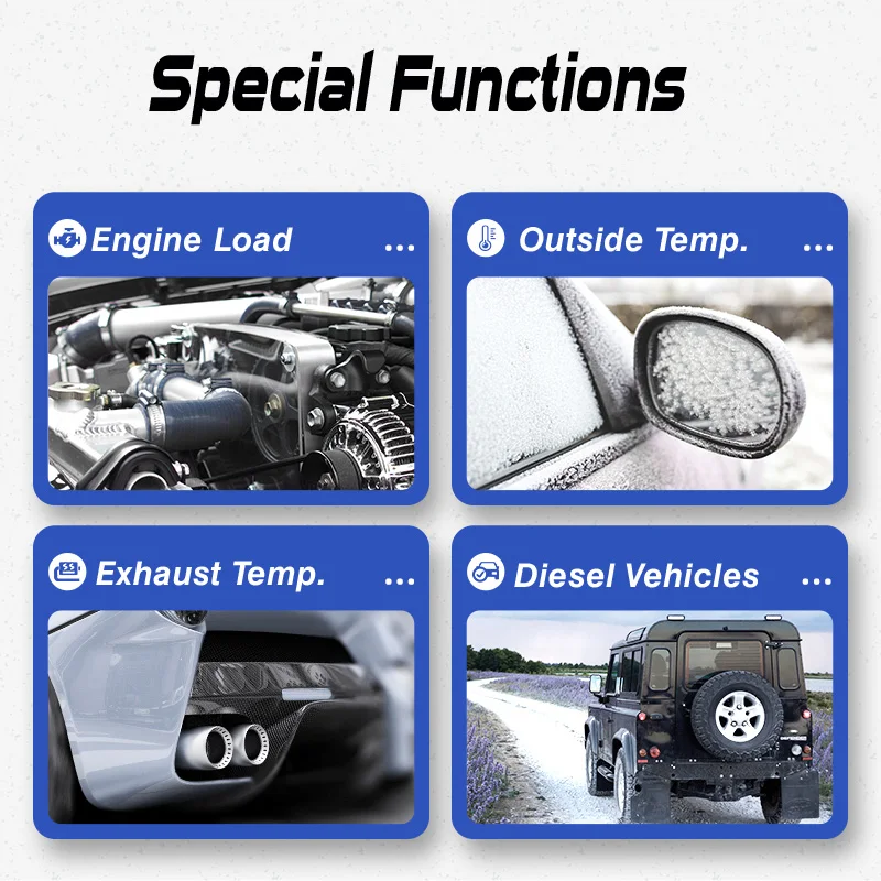 HUD A600 OBD2 velocímetro digital turbo boost temperatura aceite - imagen 4