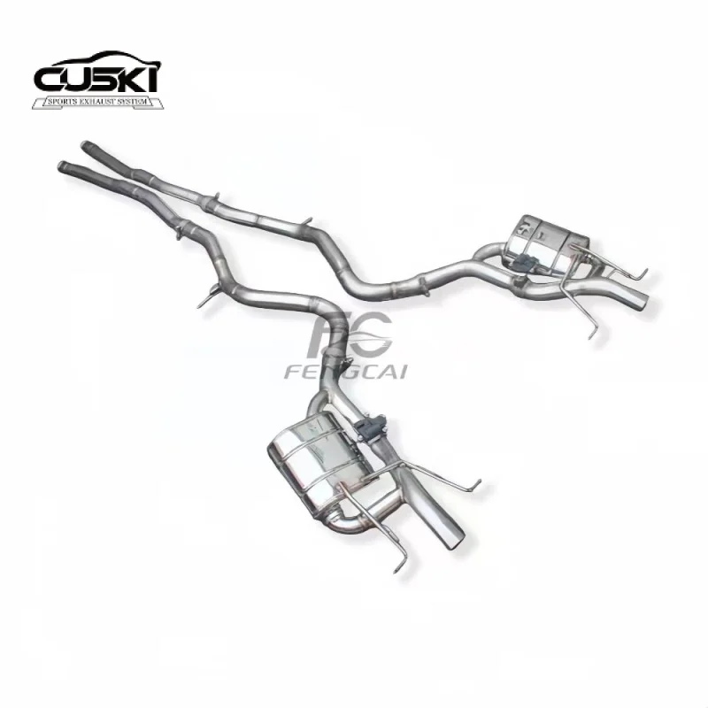 Catback silenciador escape acero inoxidable Mercedes S450 S500 W222 - imagen 3