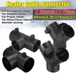 Conector Y/T de aire para calefacción diésel Webasto 60/75 mm