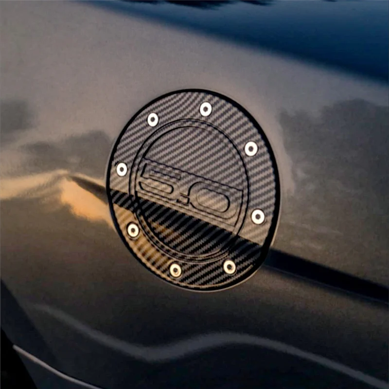 Tapa de combustible de fibra de carbono para Ford Mustang 2015-2020 - imagen 3