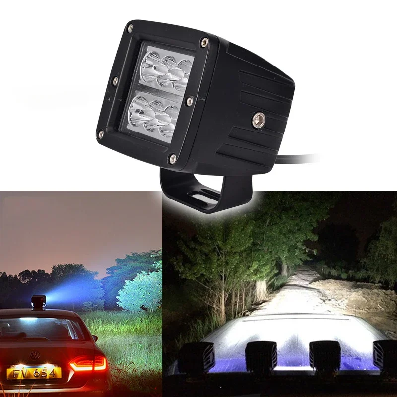 GoodSquare Foco LED Cuadrado Auxiliar – Luz Trabajo Todo Terreno 4x4 - imagen 2