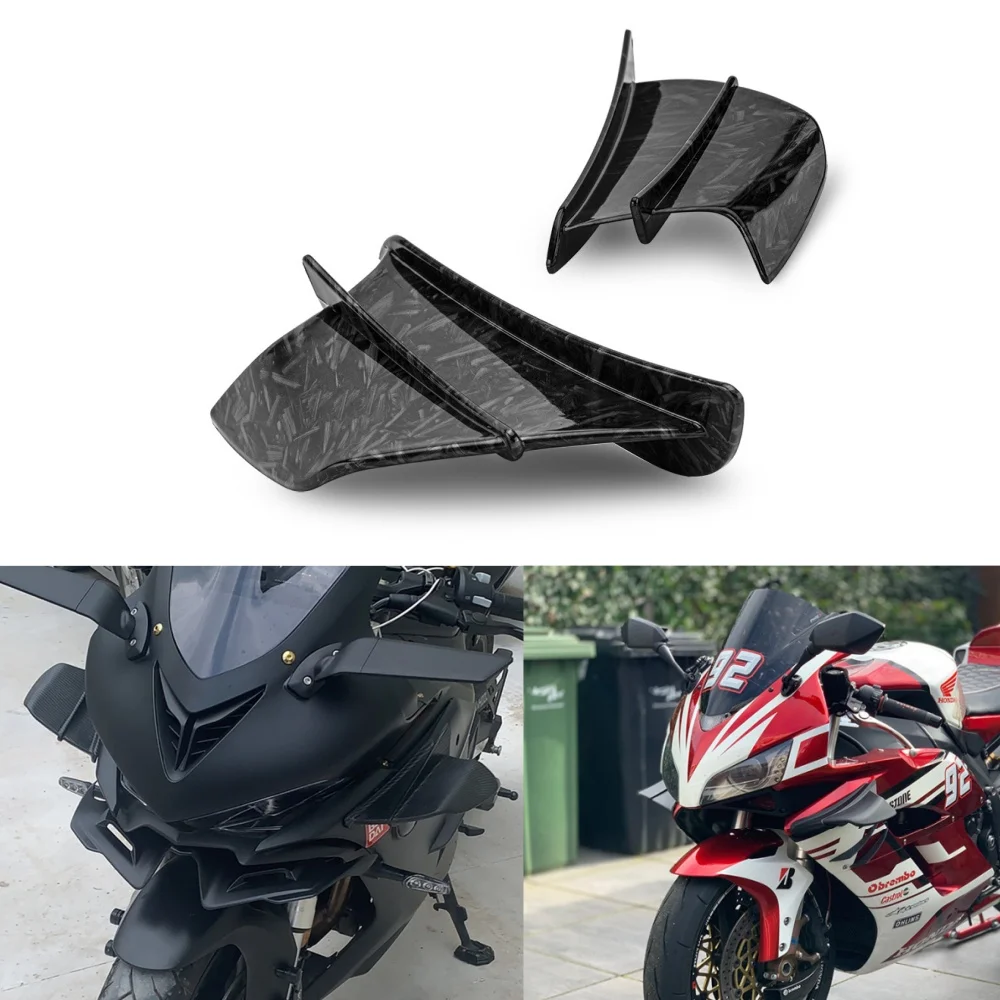 Kit deflectores fibra carbono moto tuning alta resistencia ligero