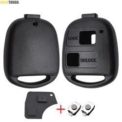 Carcasa llave Toyota de 2 botones para RAV4, Yaris y Corolla