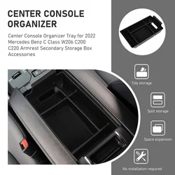 Organizador apoyabrazos Mercedes Clase C W206 – bandeja almacenaje