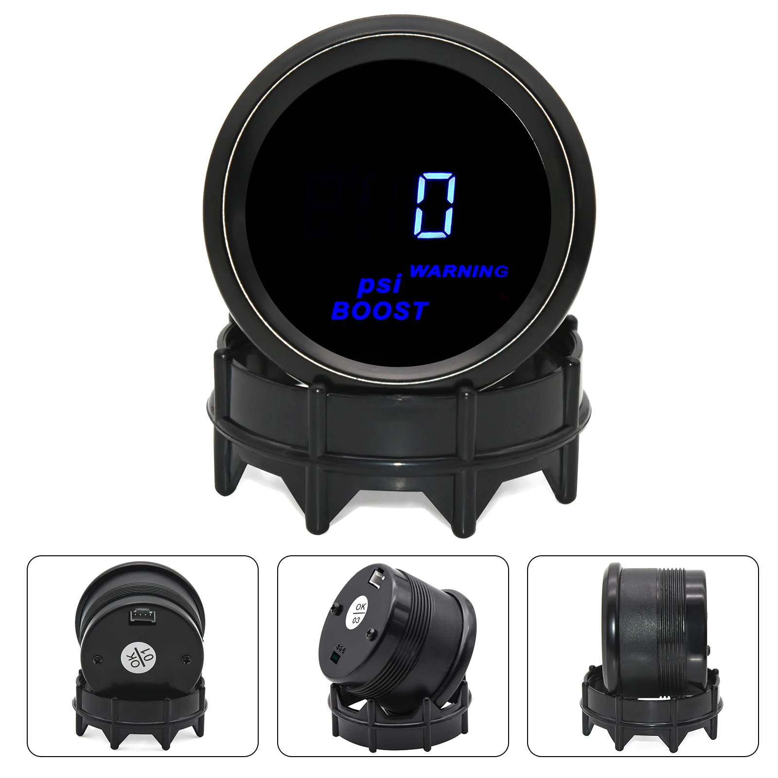 Medidor de presión de turbo automático con sensor y LED azul - imagen 2