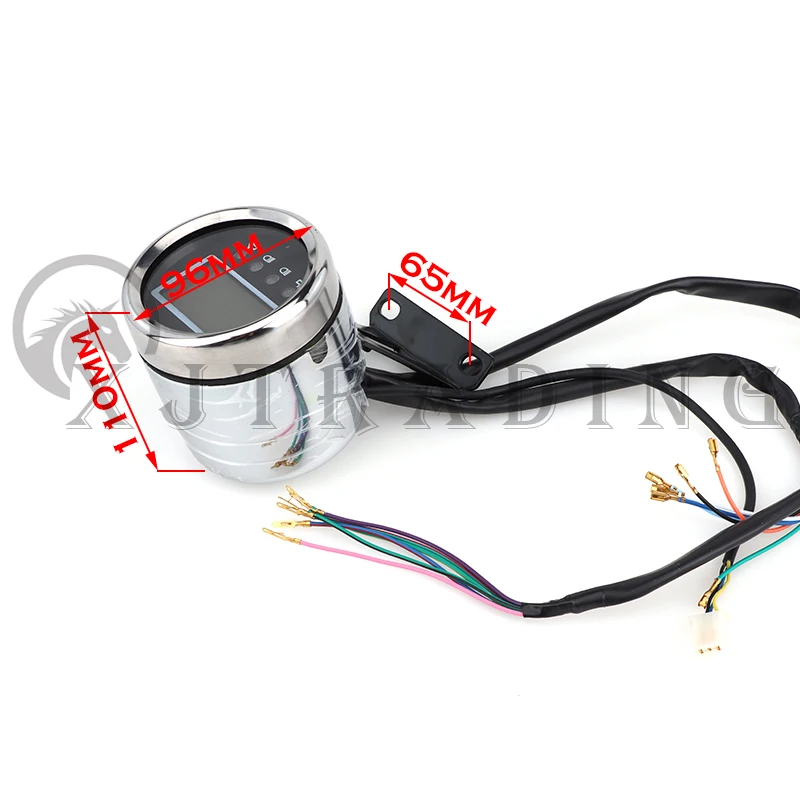 Velocímetro LCD con sensor magnético para moto, quad y buggy - imagen 4