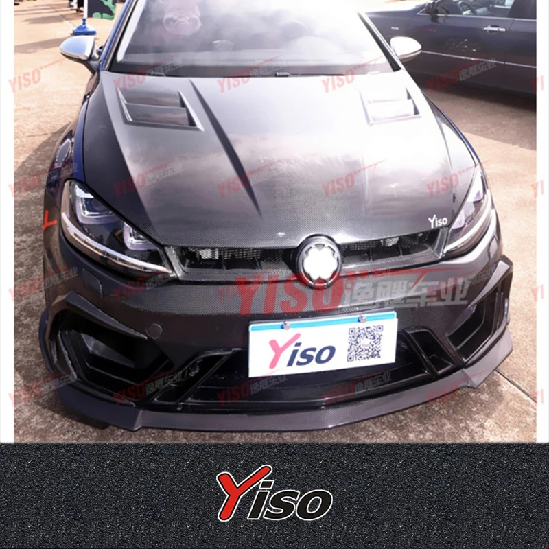 Kit parachoques delantero fibra de carbono Golf 7 R GTI R-Line - imagen 3
