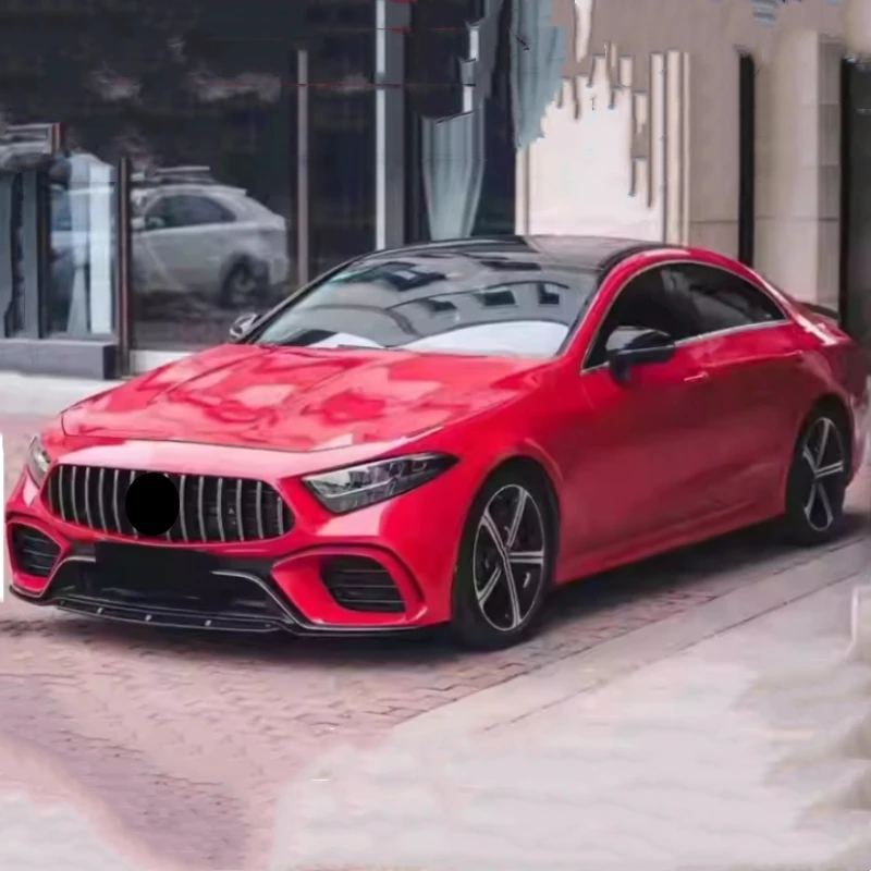 Kit de carrocería de coche para Mercedes Benz CLS W257 CLS260 CLS300 CLS350 19-23 rejilla de parachoques trasero delantero modificado labio trasero garganta trasera - imagen 4