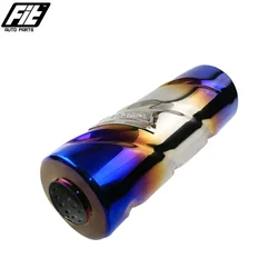 Resonador de escape universal en acero inoxidable 201 con tubo espiral