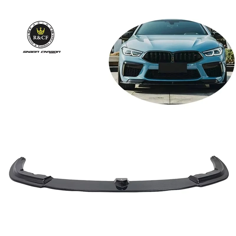 Labio delantero de fibra de carbono estilo AC para BMW M8 F92