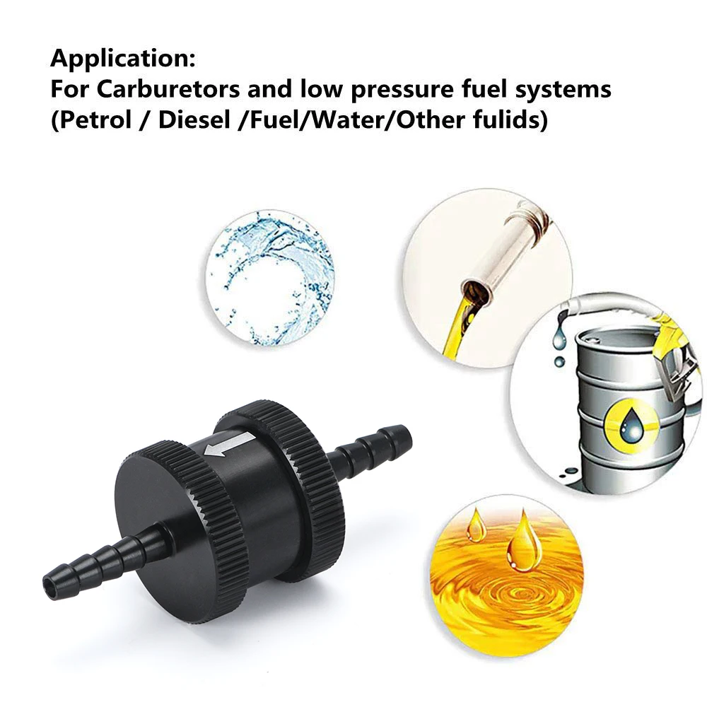 Válvula antirretorno de combustible de aluminio para gasolina y diésel - imagen 3
