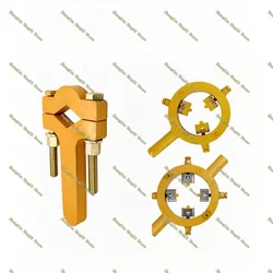 Extractor cilindro hidráulico 4 garras para excavadoras Kobelco Hitachi