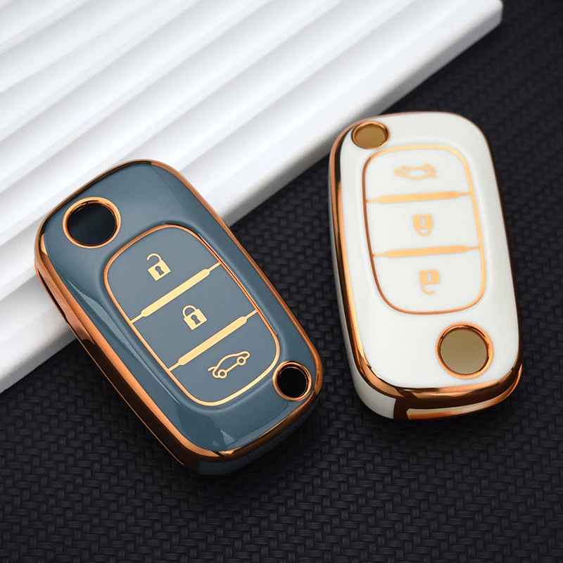 Detalle de la funda para llavero de coche