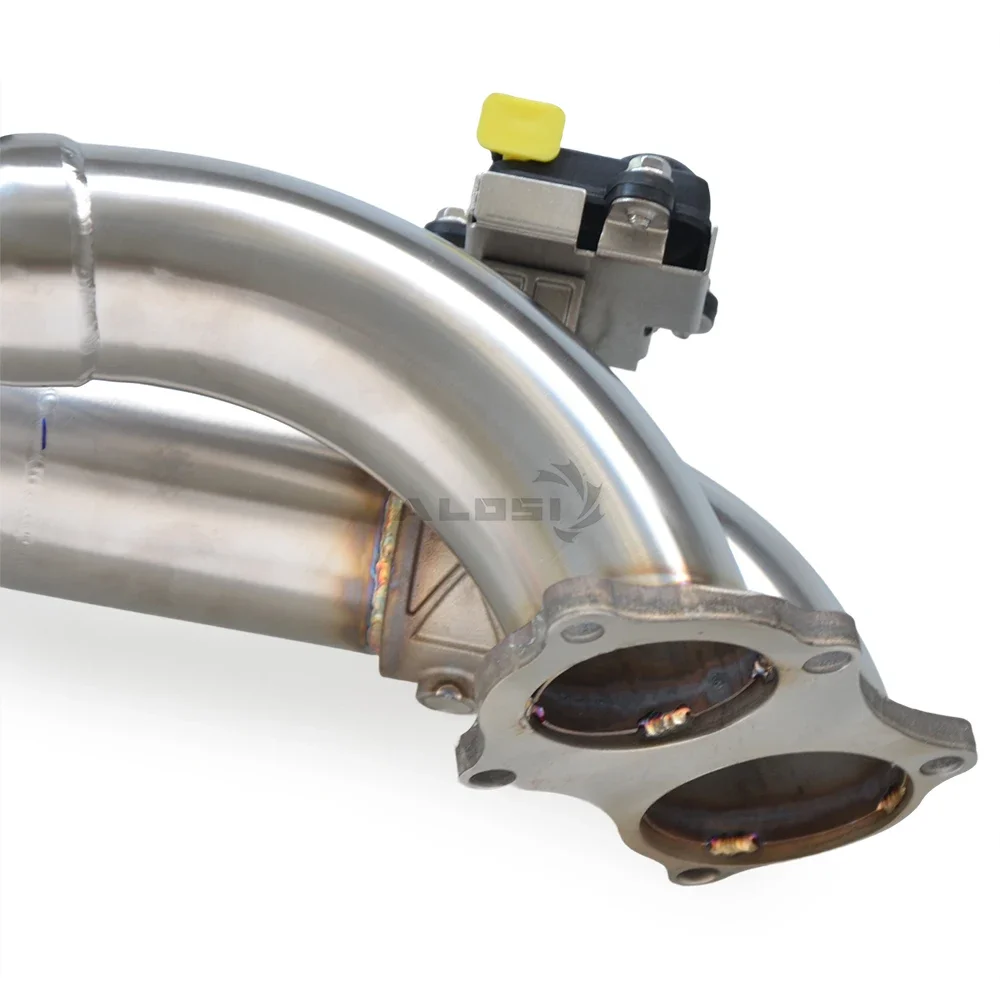 Escape catback fibra carbono doble salida Porsche 718 Cayman GT4 4.0L - imagen 5