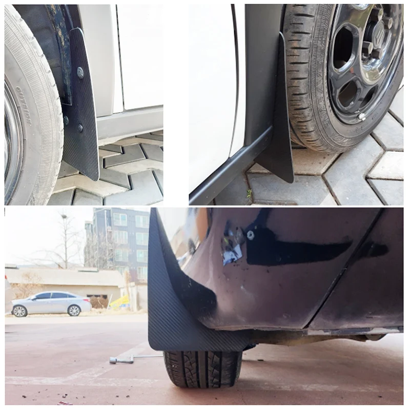 Kit guardabarros fibra de carbono universales para SUV Turismo - imagen 5