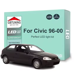 Bombillas LED Canbus interior Honda Civic VI 1996-2000