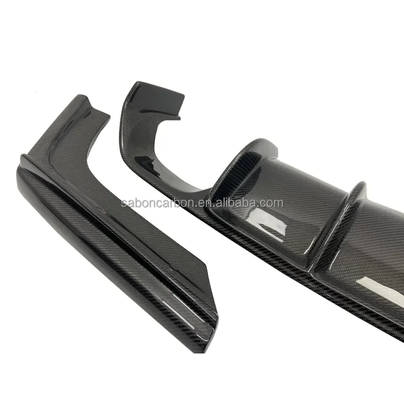 Difusor trasero labio fibra carbono BMW F80 M3 F82 M4 2015-2019 - imagen 4