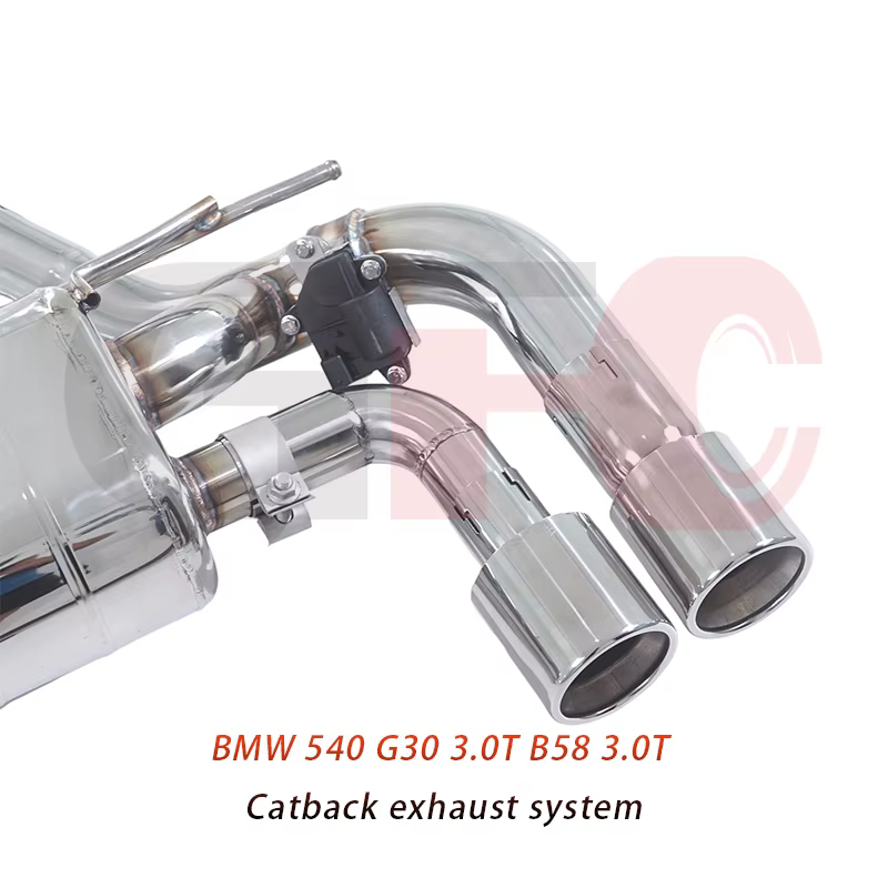 Detalles del conjunto Catback para BMW 540i