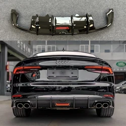 Difusor parachoques trasero Audi A5 S-line 2017-2020