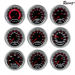 Kit de relojes 52 mm LED blanco: aceite, voltaje, agua, AFR y EGT