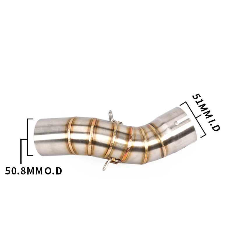 Exhuast-Tubo de enlace medio para motocicleta, adaptador de Escape para Kawasaki Z900, años 2017 a 2021, Z900E, z900, A1, A2, años 2017 a 2023 - imagen 2