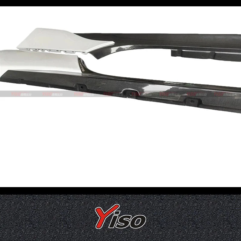 Faldones laterales de carbono seco Ferrari SF90 estilo OEM - imagen 4